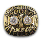 1975 Super Bowl X Pittsburgh Steelers Championship Ring