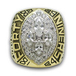 1989 Super Bowl XXIV San Francisco 49ers Championship Ring